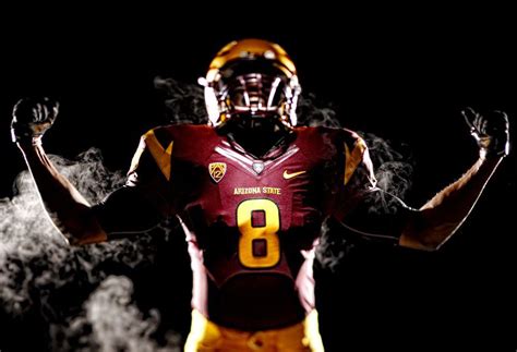 Sparky mascot and asu team colors